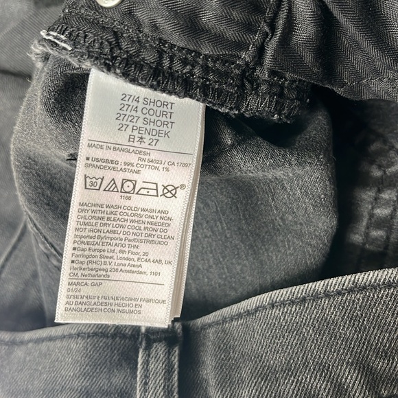 Gap Mid Rise '90s Loose Jeans washed black - Picture 7 of 8